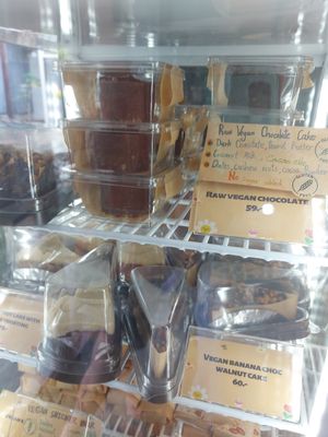 Vegan options at The Dorm Bakery in Chiang Mai