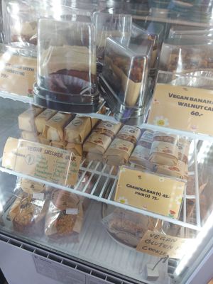 Vegan options at The Dorm Bakery in Chiang Mai