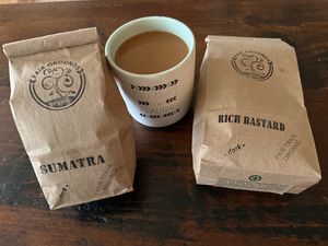 Bought plenty to take home☕️  at Fair Grounds Organic Café & Roastery in Toronto