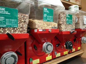 freshly ground peanut and almond butter at Whole Foods Market - Oakland in Oakland
