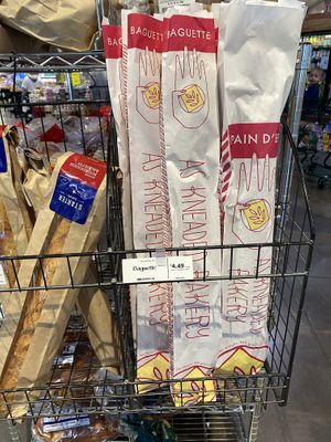 SL in the House - As Kneaded Bakery Baguettes 🥖 💖  at Whole Foods Market - Oakland in Oakland