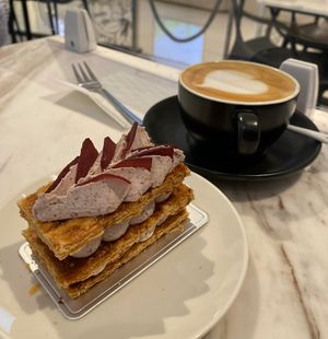 Poached pear Mille feuille  at The Cakery - Lee Garden in Hong Kong Island