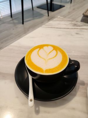 Turmeric latte at The Cakery - Lee Garden in Hong Kong Island
