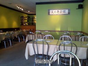 Inside view at Delicious Vegetarian Restaurant in Winnipeg