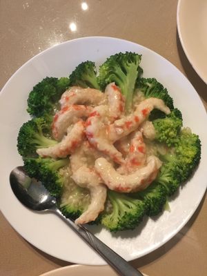 Vegan Shrimp  at Delicious Vegetarian Restaurant in Winnipeg