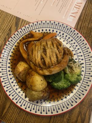 Vegan roast dinner   at The Belle Vue in South West London