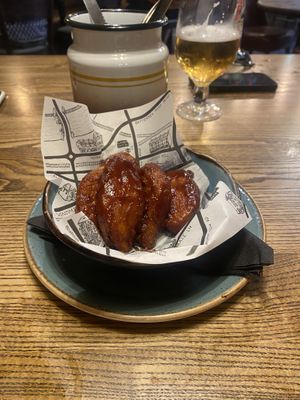 Vegan bbq wings   at The Belle Vue in South West London