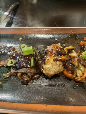 Aubergine starter  at GreenVita - Diagonal Mar in Barcelona