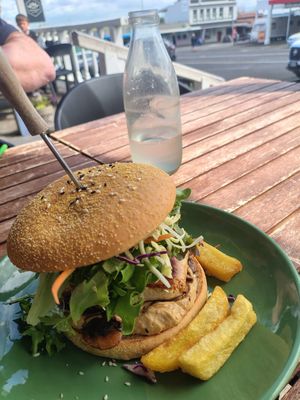Tahini sauce at Villa Nine in Te Aroha