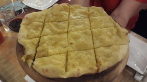 Garlic bread at Pasta Corner in Chiang Mai