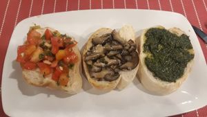 Bruschetta combo at Pasta Corner in Chiang Mai