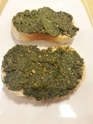 Pesto Brushcetta at Pasta Corner in Chiang Mai