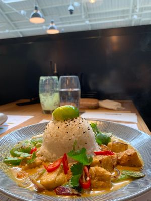 Tofu raisukaree, vegan gluten free  at Wagamama in Swindon