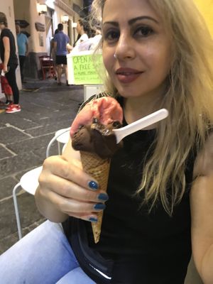 Amazing gelato! at Fresco in Sorrento