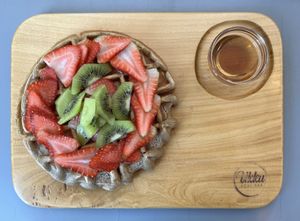 Vegan waffle #Veganuary at Ukku Acai Bar in Puerto Ayora