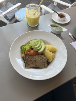 Veg bowl  at Ukku Acai Bar in Puerto Ayora