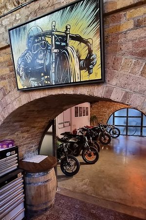 Conference room at The Bike Shed Motorcycle Club in London