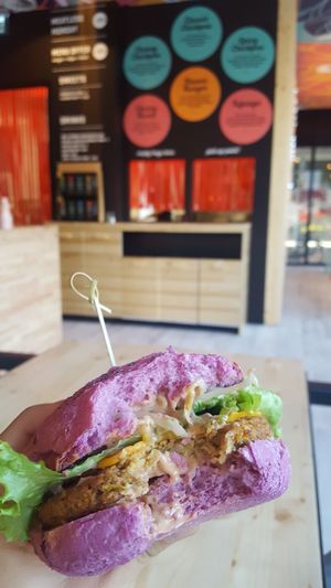 Cherry bomb at Flower Burger in Rotterdam