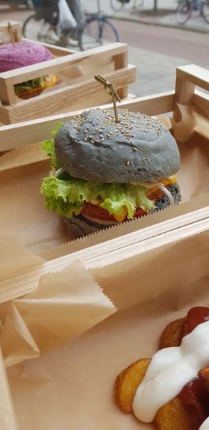 Flower burger at Flower Burger in Rotterdam