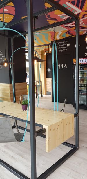 Flower burger at Flower Burger in Rotterdam