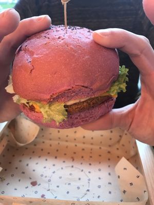 cherry bomb at Flower Burger in Rotterdam