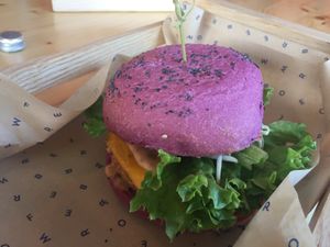 Burger at Flower Burger in Rotterdam