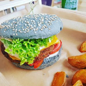 Burger at Flower Burger in Rotterdam