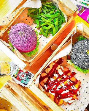 Patatas Bravas or Edamame? at Flower Burger in Rotterdam