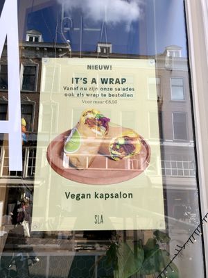 New edition of the delicious kapsalon version 2021 at SLA - Oude Binnenweg in Rotterdam