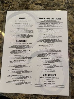 Anything with eggs cheese and sausage can be veganized   at Starving Artist Cafe in Norfolk