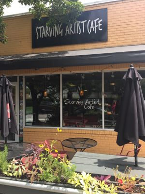 Storefront  at Starving Artist Cafe in Norfolk