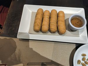 Tequeños at Vegania in Madrid