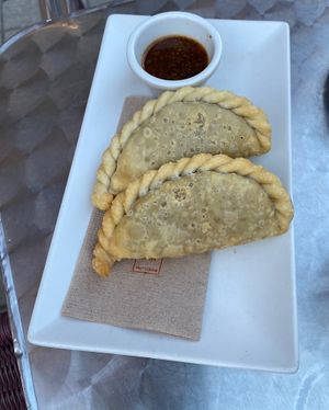 Empanadillas   at Vegania in Madrid