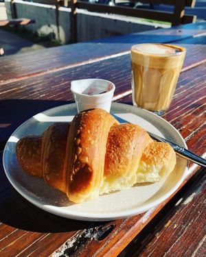 Vegan croissant  at Paseyo in Mullumbimby