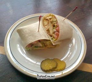 Twister with cheez at Mondragon Bookstore and Coffeehouse in Winnipeg