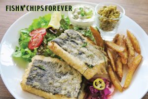 Fish'n chips forever at All You Eat is Love in Chiang Mai
