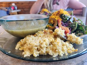 Healthy combo at Choice Health Bar in Paia