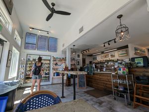 interior at Choice Health Bar in Paia