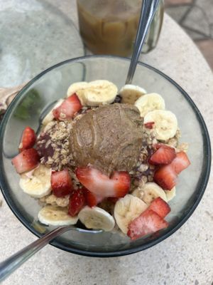 açaí bowl  at Choice Health Bar in Paia