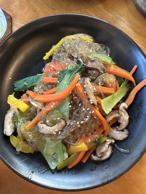 Jabache sweet potato noodlees  at Seoul Vibe in Koh Phangan