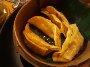 Fried dumplings at Seoul Vibe in Koh Phangan