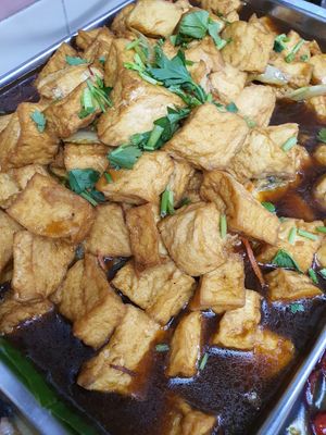 Braised beancurd ~ 27/3/21 at Lu Shun Vegetarian Food Stall 炉顺素食缘 in Central Singapore