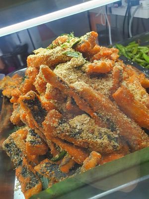 Fried fish slices ~ 27/3/21 at Lu Shun Vegetarian Food Stall 炉顺素食缘 in Central Singapore