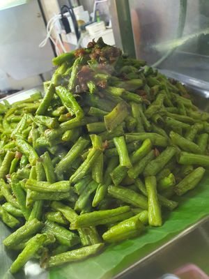 Fried long bean ~ 27/3/21 at Lu Shun Vegetarian Food Stall 炉顺素食缘 in Central Singapore