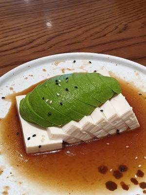 Avocado and Tofu at On the Table in Bangkok