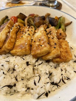 tofu dish  at On the Table in Bangkok