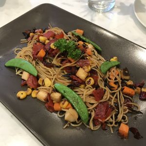 Capellini Spicy Mixed Veggies at On the Table in Bangkok