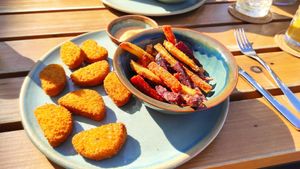 Vegan Nuggets at King's Caffe in Malinska