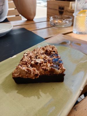 gluten-free chocolate cake at King's Caffe in Malinska