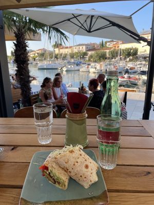   at King's Caffe in Malinska